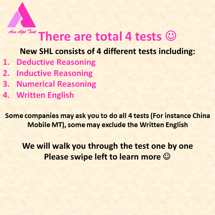SHL Apttest & Aptitude Test Tutorial Slide 1